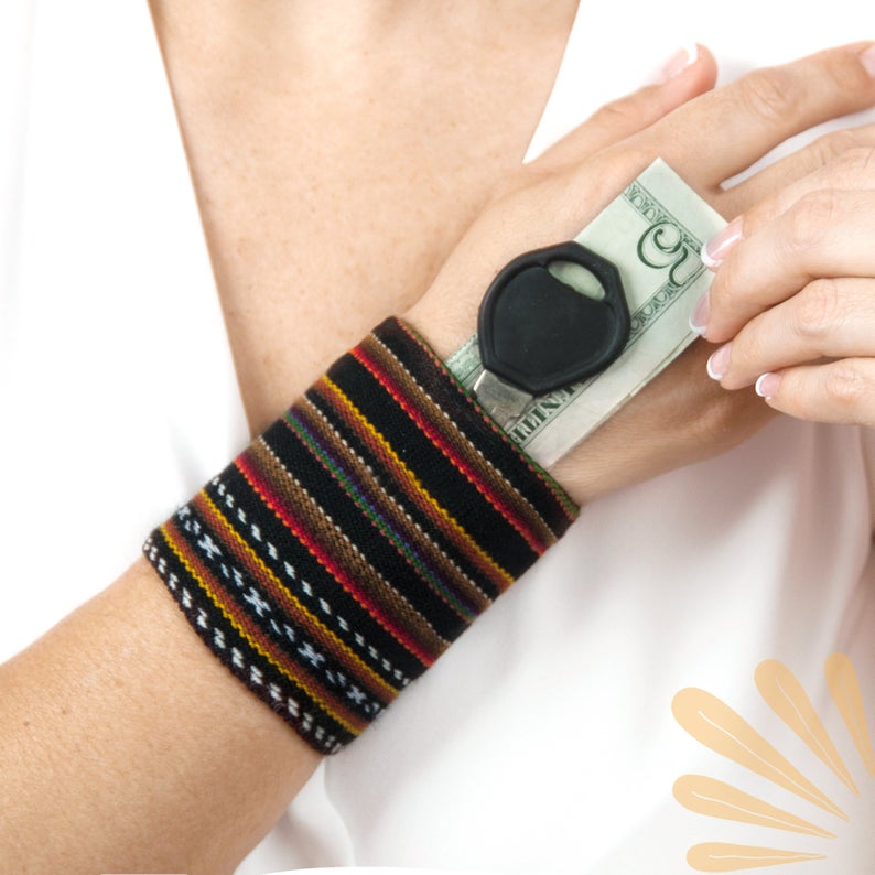 WRIST WALLET | Festival Accessories. Secret Wallet Bracelet