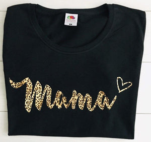 Ladies Women's Mama T-Shirt Top Outfit Mum Mother's Day Gift Present Birthday