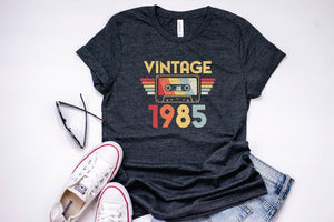 1985 shirt, Vintage 1985 shirt, 34th birthday shirt for women, 34 years old