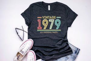 vintage 1979 shirt, 40th birthday woman