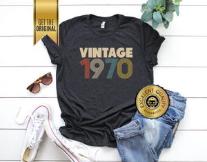 Vintage 1970 – 49th Birthday Tshirt