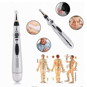 2019 New Electronic Acupuncture Pen Electric Meridians Laser Therapy Heal Massage Pen