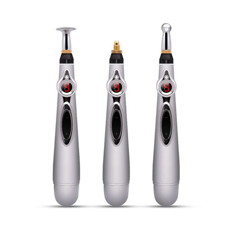 2019 New Electronic Acupuncture Pen Electric Meridians Laser Therapy Heal Massage Pen