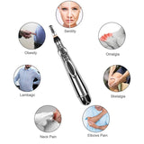 2019 New Electronic Acupuncture Pen Electric Meridians Laser Therapy Heal Massage Pen