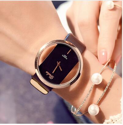 2019 New Fashion Women Bracelet Watch Leather Crystal Wrist Watch Women Dress Ladies Quartz Watches zegarek damski Dropshiping