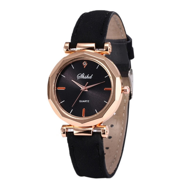 Luxury fashion Women watches bracelet casual Watch Women's  Leather Analog Quartz