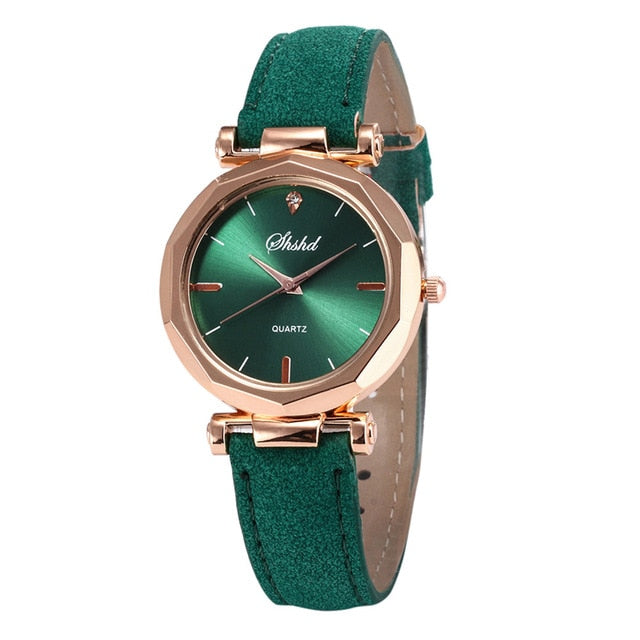 Luxury fashion Women watches bracelet casual Watch Women's  Leather Analog Quartz