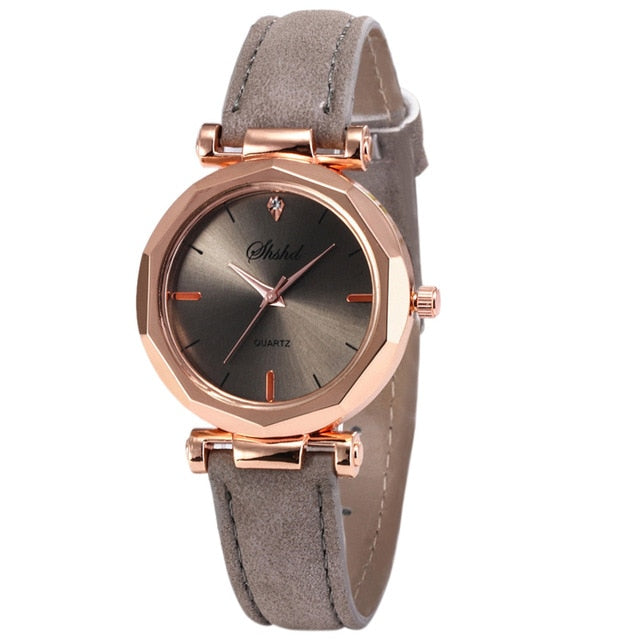 Luxury fashion Women watches bracelet casual Watch Women's  Leather Analog Quartz