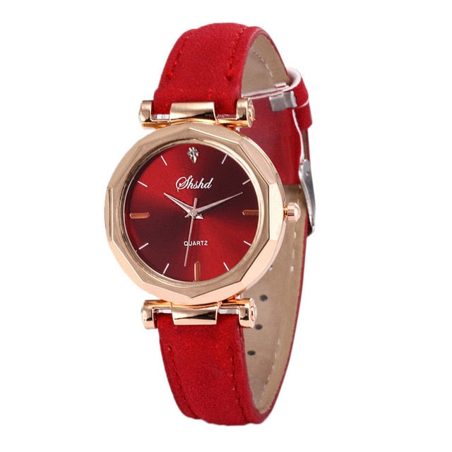 Luxury fashion Women watches bracelet casual Watch Women's  Leather Analog Quartz