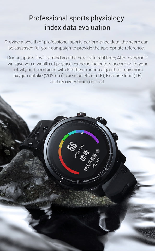 Huami Amazfit 2 Amazfit Stratos Pace 2 Smart Watch Men with GPS Xiaomi Watches PPG Heart Rate Waterproof