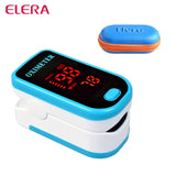 New!! Finger Pulse Oximeter With Case Fingertip Oximetro de pulso de dedo LED Pulse Oximeters