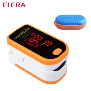 New!! Finger Pulse Oximeter With Case Fingertip Oximetro de pulso de dedo LED Pulse Oximeters