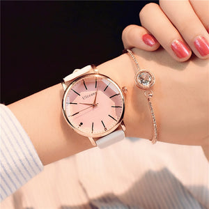 Polygonal dial design women watches luxury fashion dress quartz watch popular brand white ladies leather wristwatch