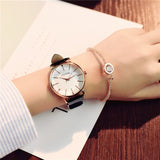 Polygonal dial design women watches luxury fashion dress quartz watch popular brand white ladies leather wristwatch