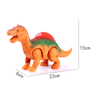 Light Up Luminous Dinosaur Electronic Walking Robot Dinosaur Model Kids Toy Gift