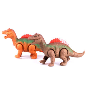 Light Up Luminous Dinosaur Electronic Walking Robot Dinosaur Model Kids Toy Gift