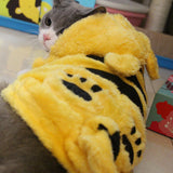 Pet Winter Warm Jacket, Tiger Costume for Cats and Kittens