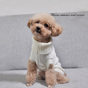 Pet Dog Cat Clothing Winter Autumn Warm Cat Knitted Sweater Jumper Puppy Pug Coat Clothes