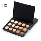 New Face Concealer Makeup Palette +Brushes +Puff Face Base Foundation Bronzer Concealer Contour Pallete Make Up Cosmetics Set