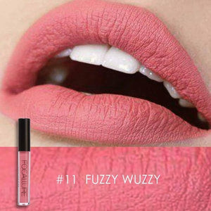 FOCALLURE Matte Lipgloss Sexy Liquid Lip Gloss Matte Long Lasting Waterproof Cosmetic Beauty Keep 24 Hours Makeup lipgloss