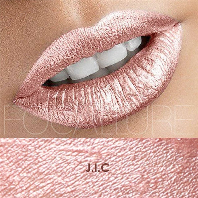 FOCALLURE Matte Lipgloss Sexy Liquid Lip Gloss Matte Long Lasting Waterproof Cosmetic Beauty Keep 24 Hours Makeup lipgloss