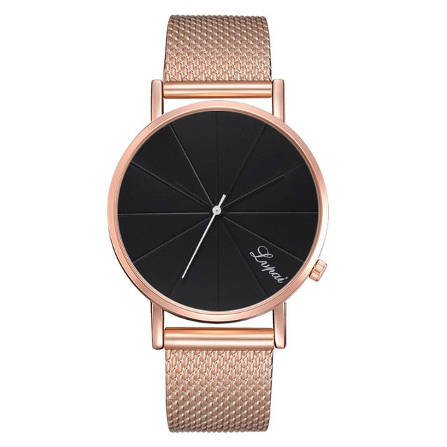 Women's Watch Famous Brand Minimalist silicone Mesh Simple Watch Women Waterproof wrist watches