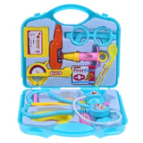 15 Pieces/Set Children Pretend Play Doctor Nurse Toy Set Portable Suitcase Medical Kit Kids Educational Role Play