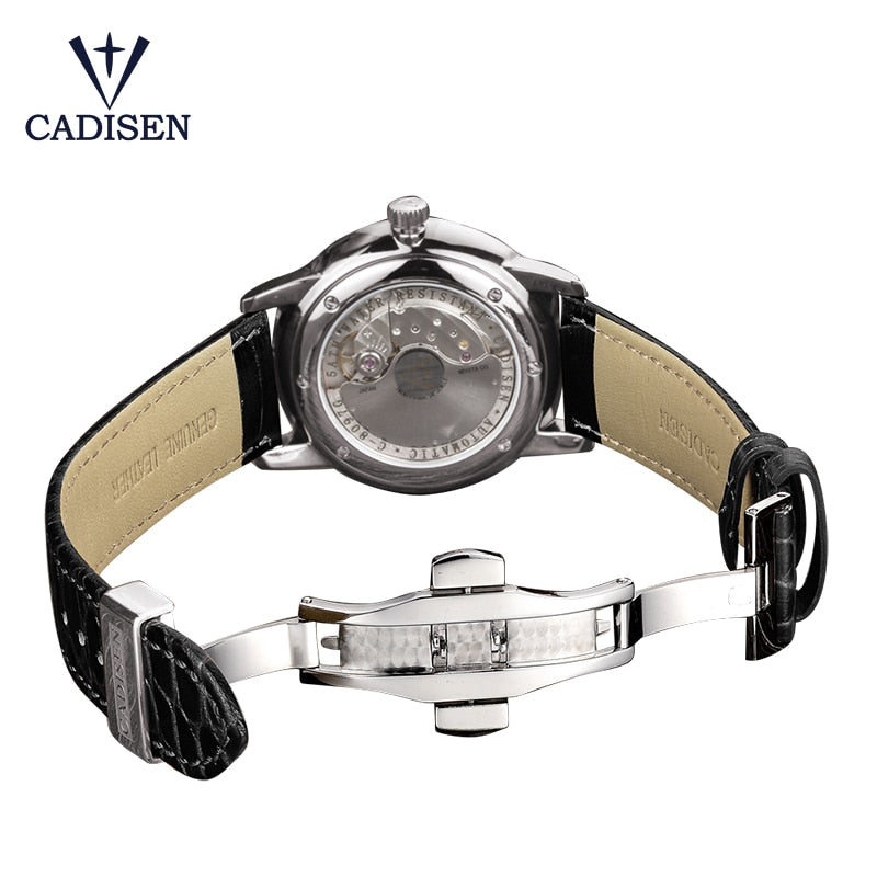 CADISEN Men Watch 2019 Hot Wrist Brand Luxury Famous Male Clock Automatic Watch Real diamonds Watch Relogio Masculino