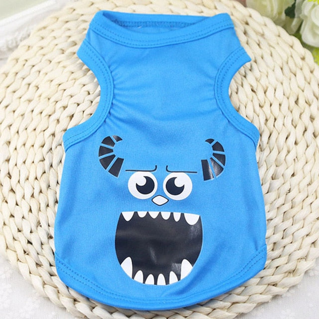 Fashion Pet Cat Costume Summer Cat Vest Hoodie Cozy Clothes for Cats Katten Coat Clothing