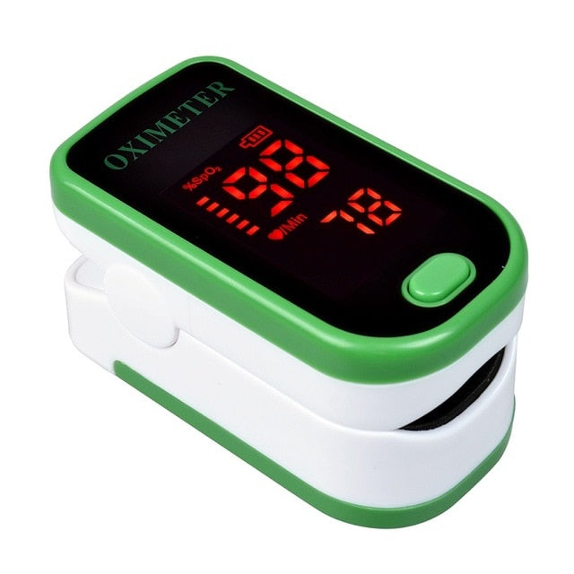 New!! Finger Pulse Oximeter With Case Fingertip Oximetro de pulso de dedo LED Pulse Oximeters