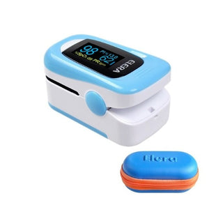 New!! Finger Pulse Oximeter With Case Fingertip Oximetro de pulso de dedo LED Pulse Oximeters