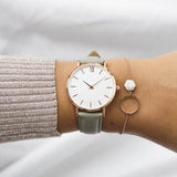 New Fashion Simple Women Watches Ladies Casual Leather Quartz Watch Female Clock