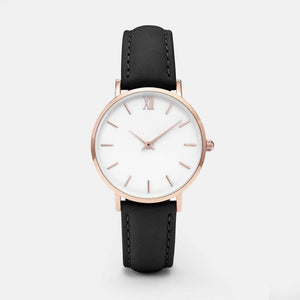 New Fashion Simple Women Watches Ladies Casual Leather Quartz Watch Female Clock