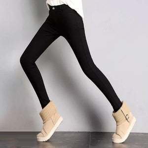 2019 New High Elastic Skinny Pencil Jeans Stretch Black Jeans Spring Vintage Autumn Denim Spring Pants Jeans