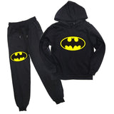 Batman Printed Children Clothing 2pcs Clothes Boys Girls Pullover Jacket Coat Harem Pants Kids Outwear