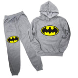 Batman Printed Children Clothing 2pcs Clothes Boys Girls Pullover Jacket Coat Harem Pants Kids Outwear