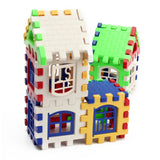 24pcs Building Blocks Kid House Building Blocks Construction Developmental Toy Set 3D Bricks Toy Construction Bricks GYH